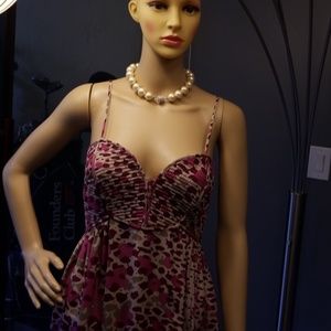 Parker silk mini dress